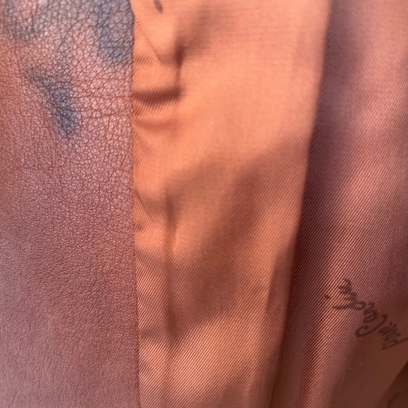 Vintage Genuine Leather Designer Pierre Cardin Blazrr - Picture 7 of 7